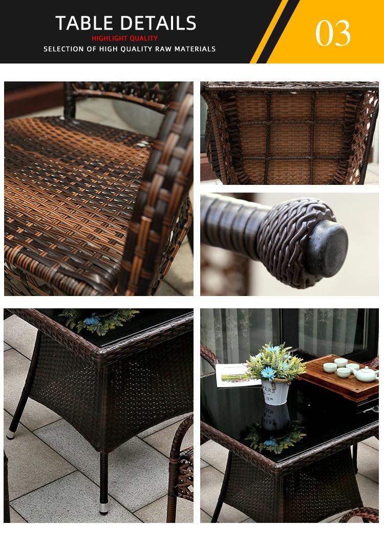 Outdoor Rattan Furniture/Restaurant Garden Rattan Sofa Chair/Modern Hotel Household Furniture