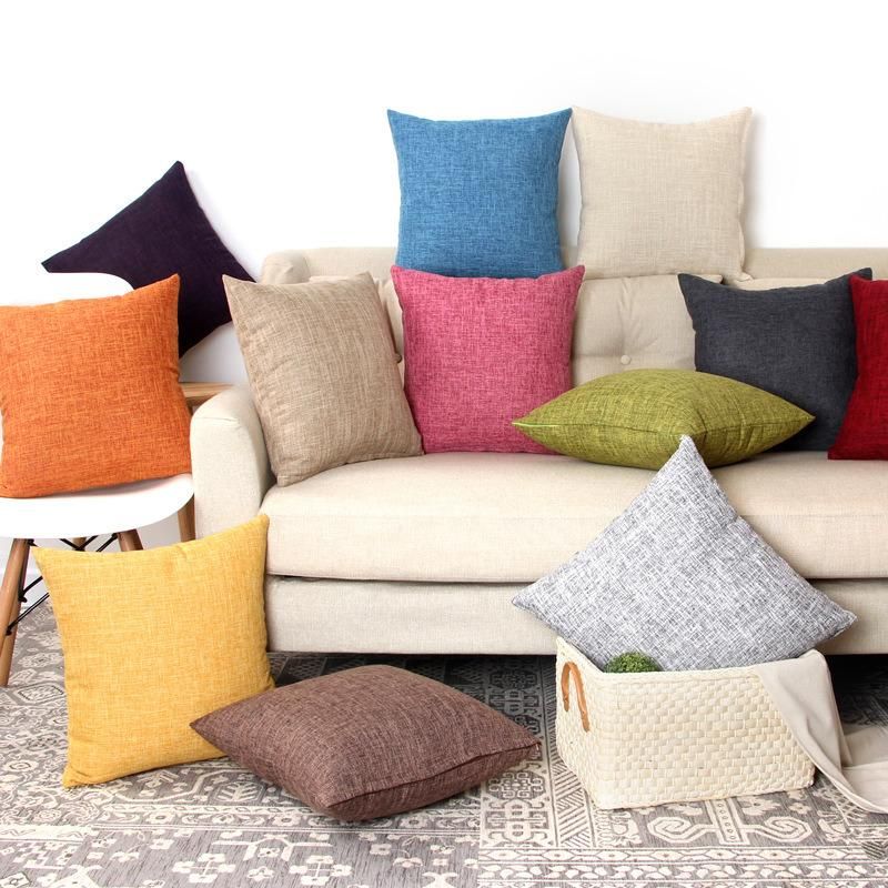 Fashion Polyester/Cotton Yarn Dyed Jacquard Cushions for Sofa, Travel, Bedding, Neck Pillow, Decorative, Hotel, Chair, Home Textile