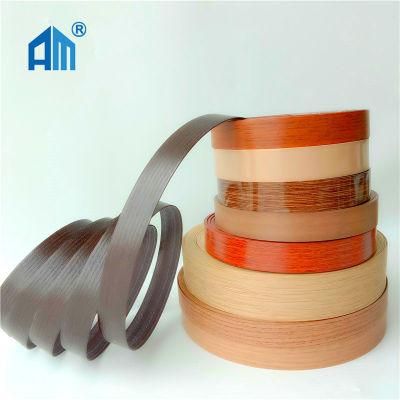 Guangzhou Factory Supply 0.5mm High Quality Wood Grain Furniture PVC Edge Banding