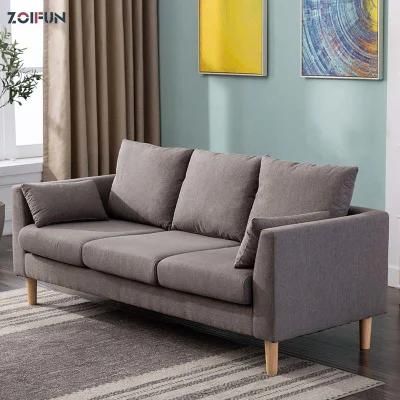 High Quality Durable 3 Seater Contemporary Fabric Luxury Livingroom Furniture Sofa