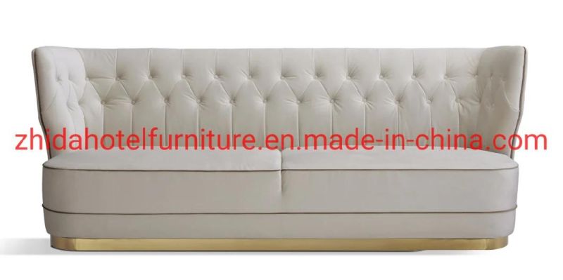 Hotel Furniture Luxury High Back Fabric Living Room Sofa