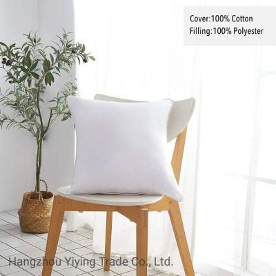 Throw Pillow Inserts 100% Cotton Cover 22 Inch Square Sofa Pillow Inserts Decorative Pillow