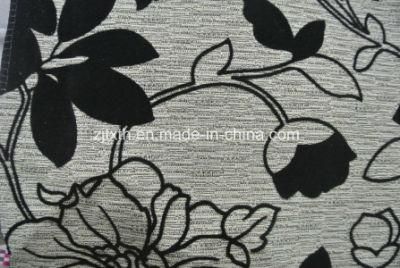 Black Flock on Fabric for Sofa in Cheap Price