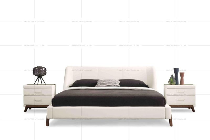 Italy New Model Furniture Home Bedroom Furniture Modern Upholstered Furniture Bed King Bed Sofa Bed