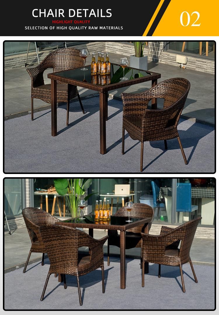 Garden Furniture/Sofa Combination Leisure Terrace Outdoor Rattan Furniture