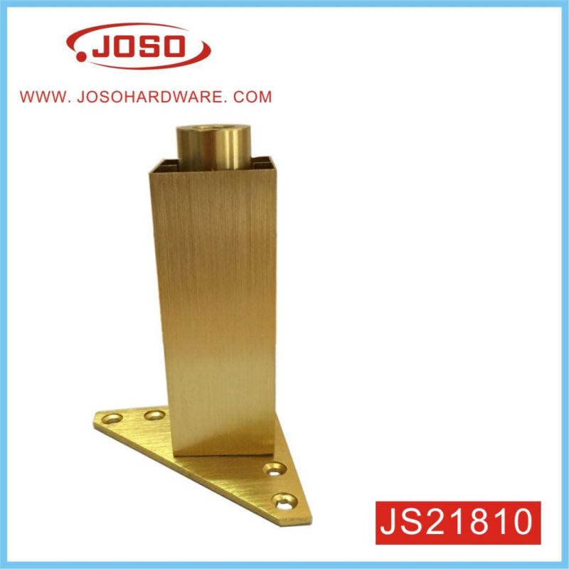 Adjustable Golden Square Cabinet Leg for Bedroom