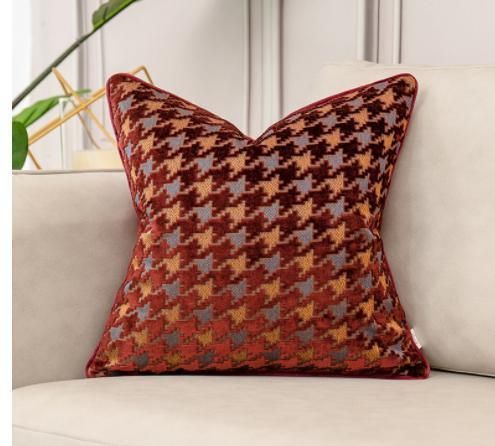 2022 Fashion Sofa Cushion Cover 45X 45cm Jacquard Pillow