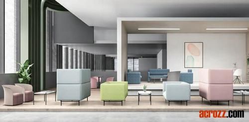 Banquet Events Private Area High Back Sofa Pocket Tall Sofa