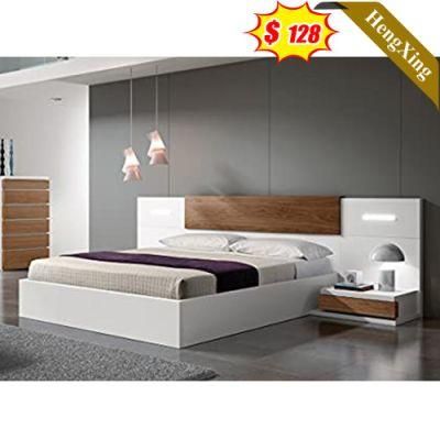 Antique Modern Home Hotel Bedroom Furniture Wooden Storage Bedroom Set Sofa Bed King Wall Bed (UL-22NR8061)