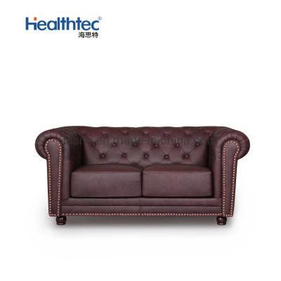 Sofa Soft China Classic Black Genuine Leather 1+1+3 Sofa Soft Cozy Sofa Couch