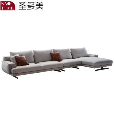 Hot Selling Skin White 4-Seat Living Room Sofa