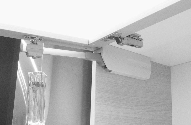 Hydraulic Soft Close Lid Stay Support of Opening Flap Doors Kitchen Cabinet Door Stay Lift Support
