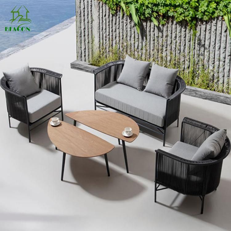 Outdoor Wicker Weaving Garden Furniture Patio Leisure Sofa Set Outdoor Wicker Sofa Set
