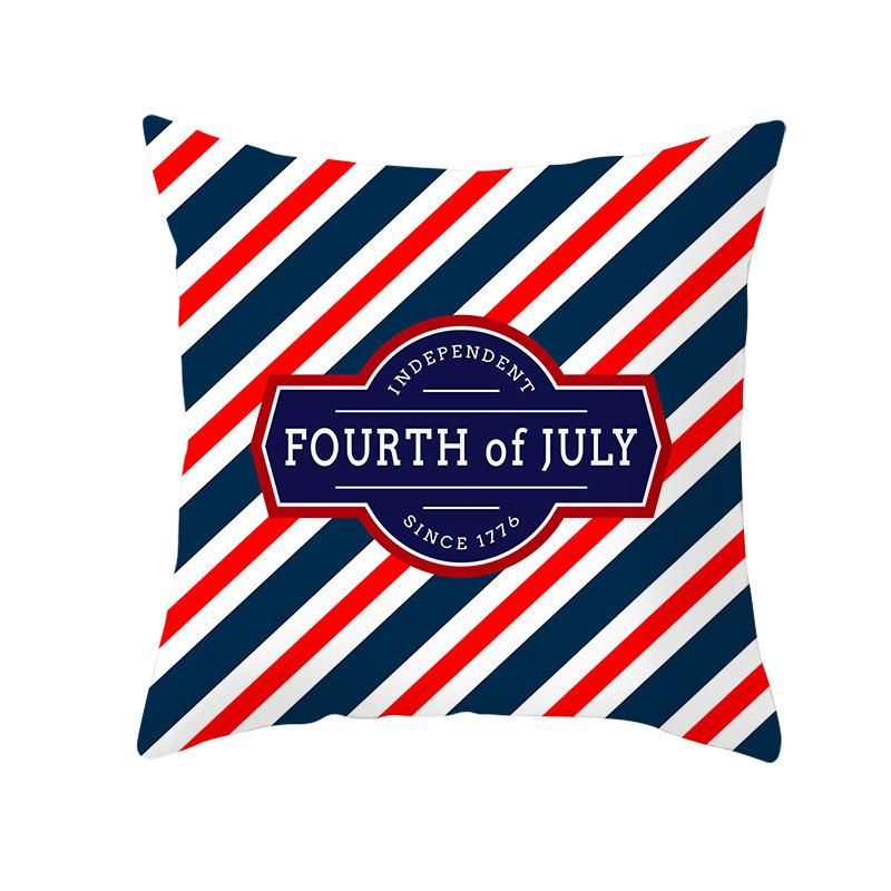 Holiday Decoration Independence Day Series 4 Back Cushion Cover, Sofa Cushion