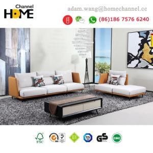 2018 New Solid Wood Fabric Sofa for Home Living Room (HC1803)