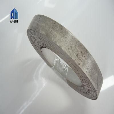China Factory Supply High Quality 3 mm Vinyl Wood Grain Solid Color High Gloss PVC Edge Banding