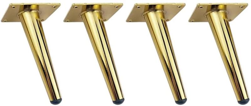 Fashion Gold Sofa Legs Furniture Fittings Hardware Feet for Beauty Salon Hall Reception Sofa