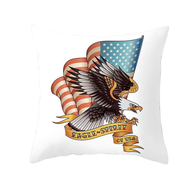 Holiday Decoration Independence Day Eagle Series 4 Sofa Cushion Cover; Back Cushioncover;