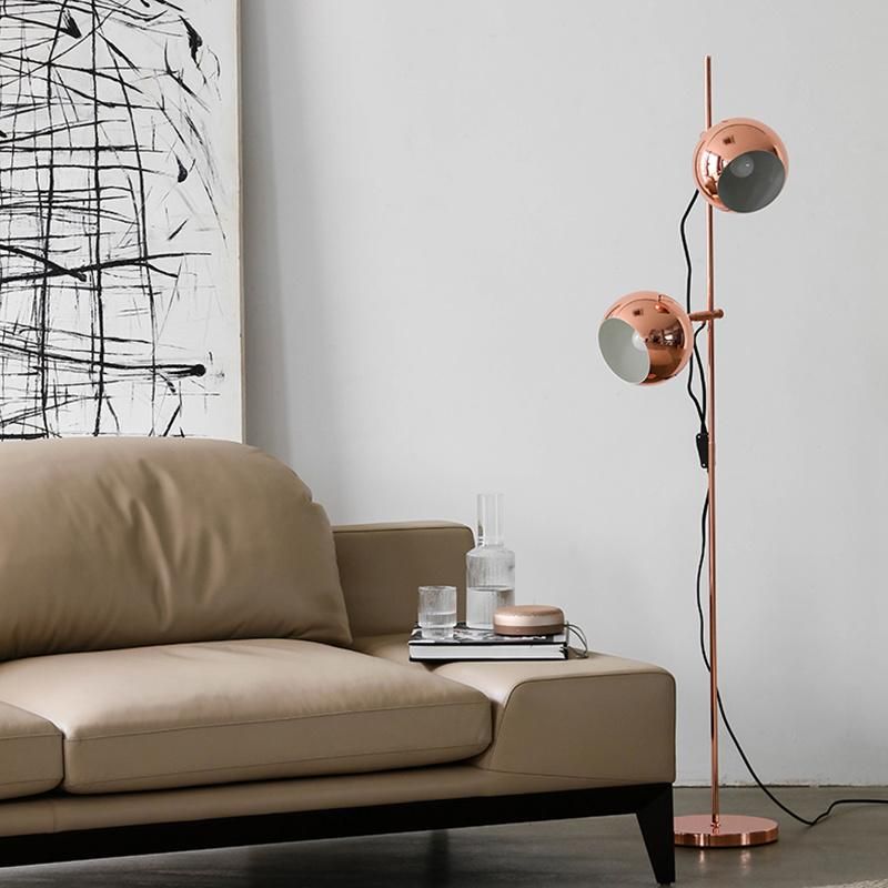 Nordic Classic Design Living Room Bedroom Sofa Metal Floor Lamp