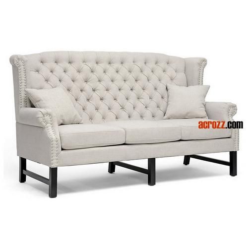 China New Design Hotel Lobby Clubhouse Meeting Area Banquet Events Private Area Low Middle High Backchair Back Sofa Sussex Dark Grey Linen Loveseat Sofa