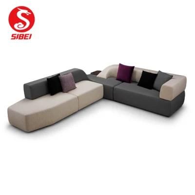 Furniture Manufacturer Sells Home Living Room Hotel Bedroom Labby Corner Sofa Set