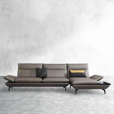 Modern Living Room Leather Sofa for Home