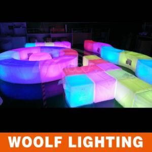 DIY Design Curve LED Lighting Furniture Sofa