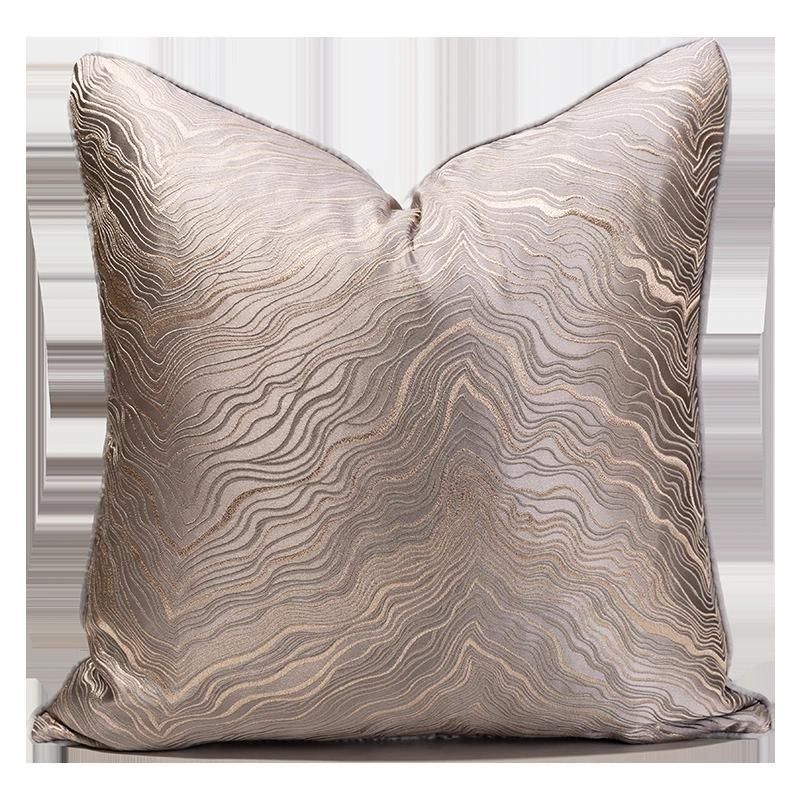 New Modern Wholesale 2022 Light Luxury Living Room Throw Pillow Modern Simple Chinese Sofa Cushion Back Pillow Case Bedside Pillow Case