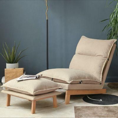 Living room lazy sofa chair leisure sofa with adjustable angle