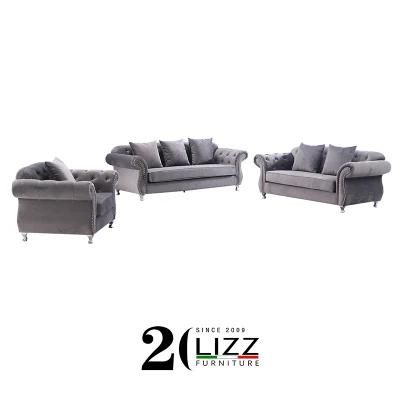 New Design Hot Sale Home Furniture Elegant Leisure Fabric Sofa