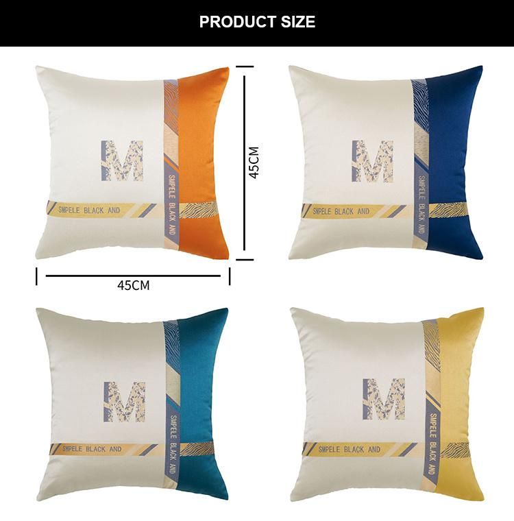 High Quality Seat Decorative Cushions Bedding Set Jacquard Throw Sofa Pillow Cushion