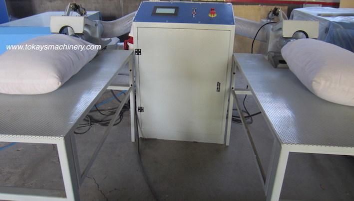 Automatic Fiber Pillow Filling Stuffing Machine with PLC Control System