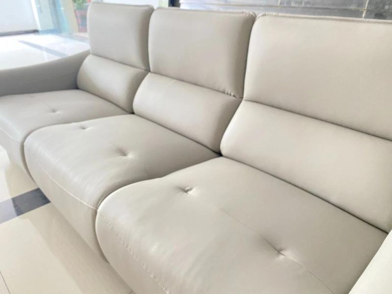 Modern Comtermpary China Home Furniture Living Room Luxury Leather Sectional Sofa