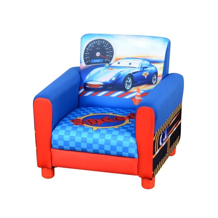 Car Printing Mini Kids Sofa Baby Room Furniture