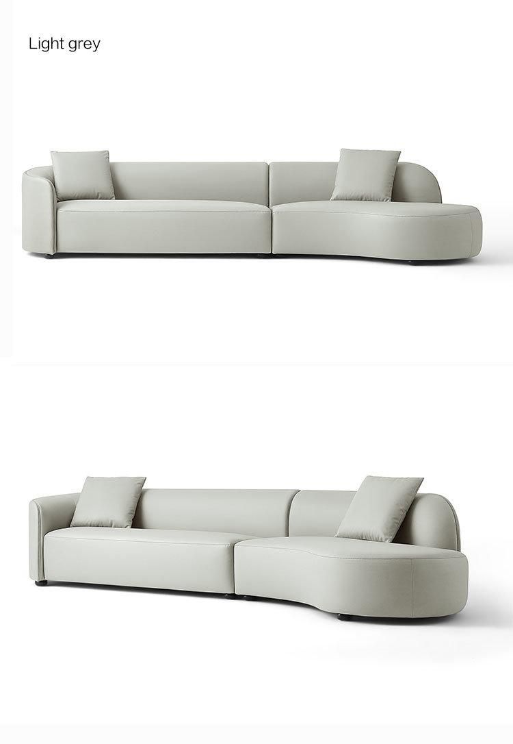 Linsy Modern Fabric Sofa Set Half Moon Designs Couch Furniture Sofas Tbs019