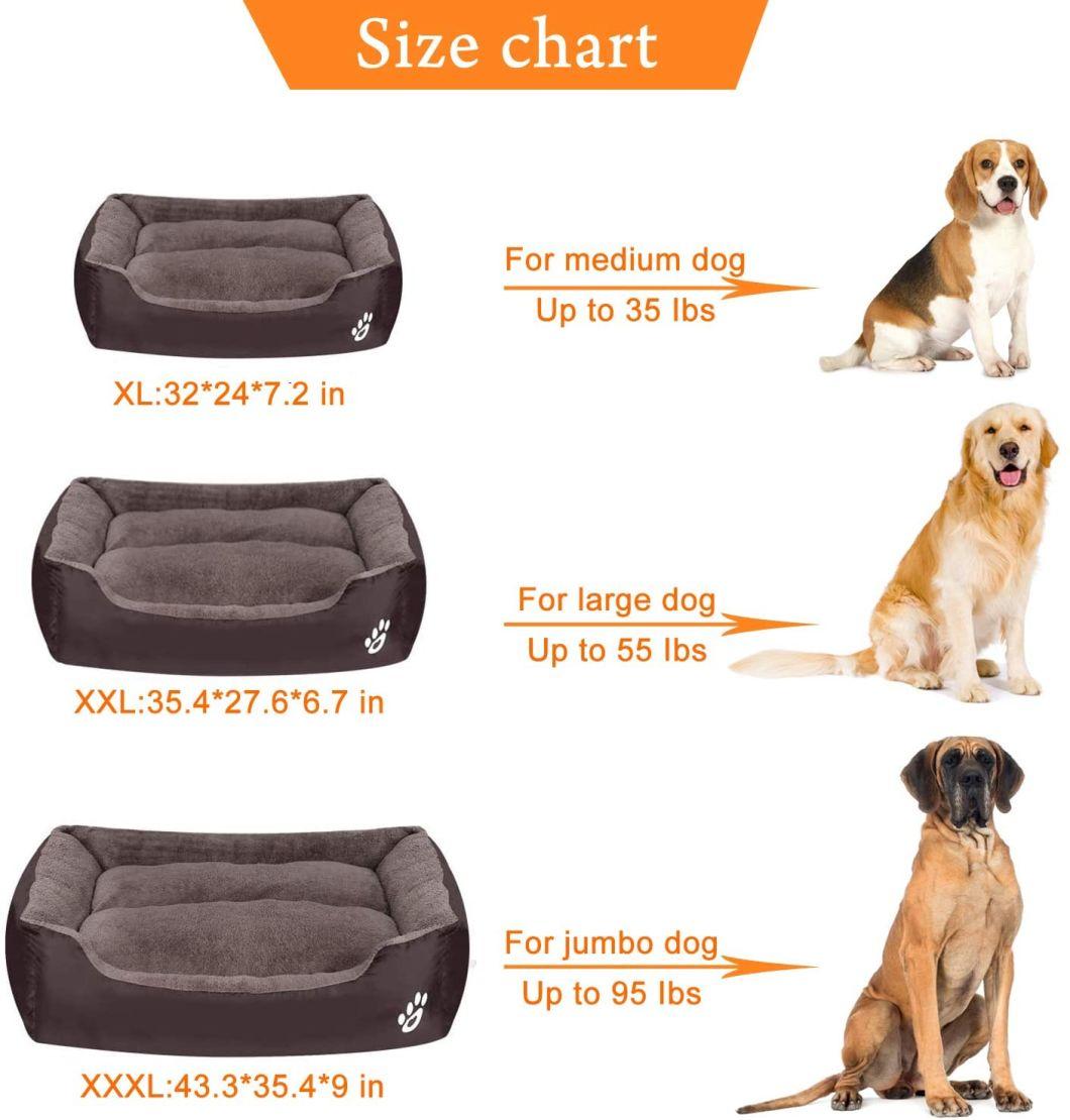 Soft Pet Sofa Bed, Machine Washable Comfortable and Safety for Pets