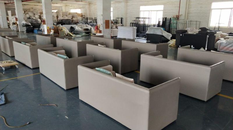 U Shaped Specific Curved Type Divan Set for Reception Area