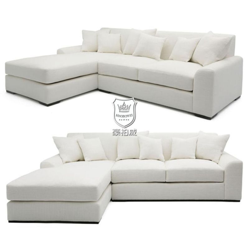 American Fabric Living Room Soft L Shaped Sofa