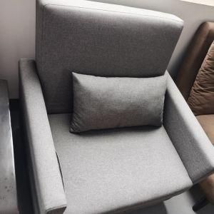 Single Sofa Chair Living Room Home Leisure Lounge Sofa with Ottoman