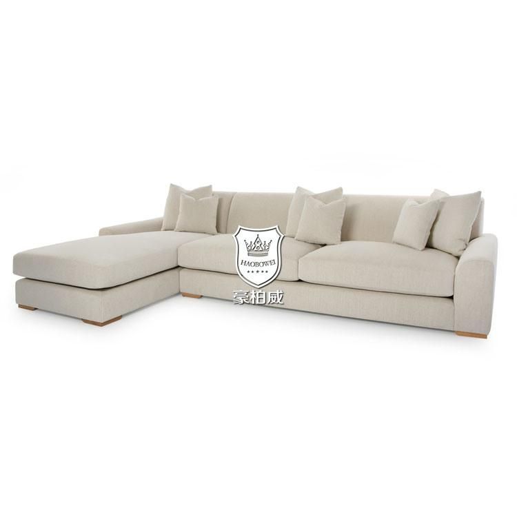 American Fabric Living Room Soft L Shaped Sofa