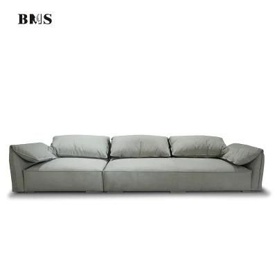 Popular Fashion Contemporary Home Furniture 4 Seater Cound Soft Sofa
