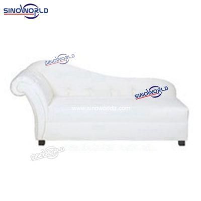 High Quality Modern Wedding White Sofa Ceremony Chaise Lounge Sofa