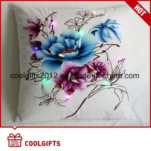 Christmas Decorative LED Pillow Covers Sofa Bedroom Throw Cushion with Light