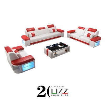 Fashion Design High-End Home Furniture Leisure Leather Corner Sofa