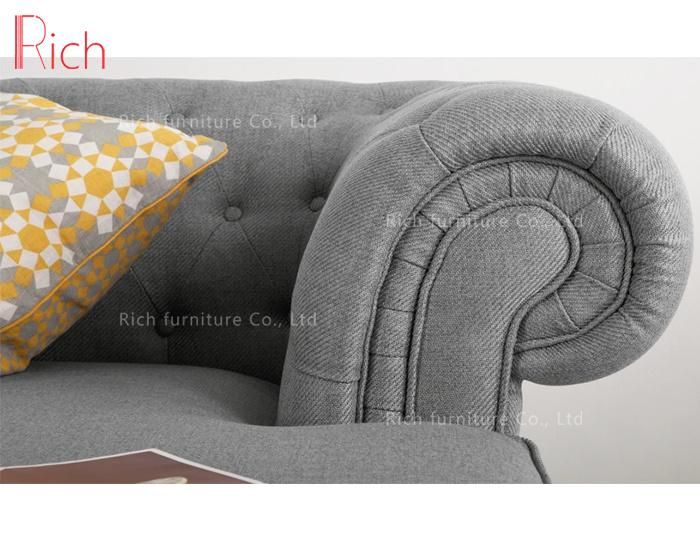 New Design Sectional Couch L Shaped Fabric Corner Sofa