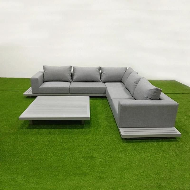 Garden Hotel Courtyard Sofa Outdoor Furniture Large Outdoor Sofa Set Lounge Sofa Garden