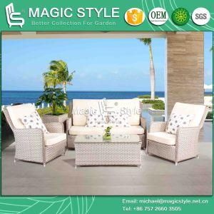 Outdoor Sofa Set Patio Sofa Wicker Sofa Rattan Sofa Rattan Sofa with Cushion Leisure Wicker Sofa (MAGIC STYLE)