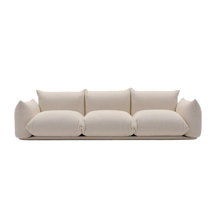 Business Public Space Fabric and High Density Sponge Solid Wood Frame Sofa
