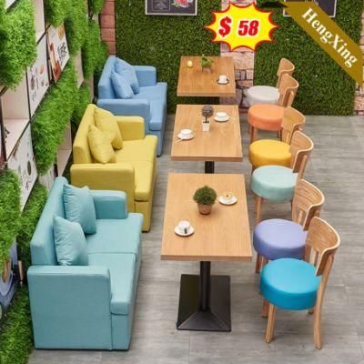 Light Luxury Modern Dining Household Restaurant Sofa with Wooden Table and Chairs Made in China