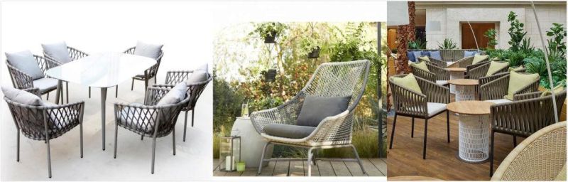 Znz Outdoor Furniture Material Garden Chair Outdoor Sofa Rope